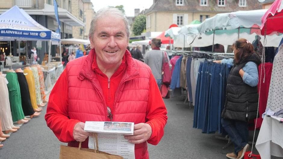 Illustration - Législatives 2024. Michel Langevin est candidat Lutte ouvrière sur la 3e circonscription du Calvados