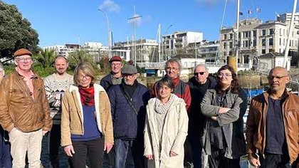 Illustration La liste de Lutte ouvrière, menée par Blandine Pierron, dans la course