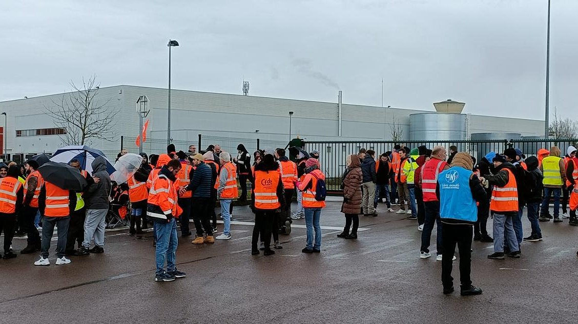 Illustration - Grève pour les salaires dans l’entrepôt Solodi