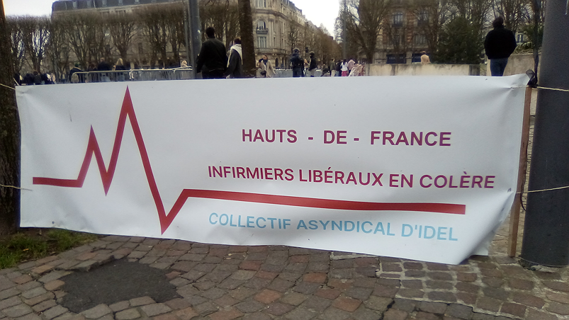 Illustration - Rassemblement des infirmières et infirmiers libéraux