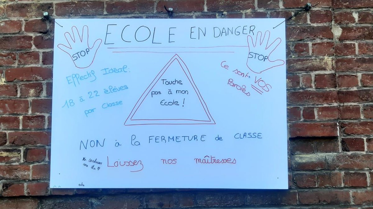 Illustration - Des parents d’élèves de l’école se sont mobilisés contre une fermeture de classe