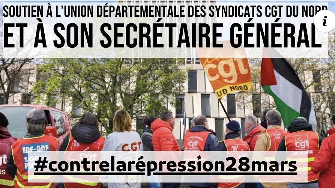 Illustration - Défense d'un militant ouvrier.