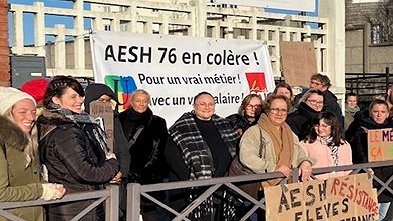 Illustration - Grève des AESH