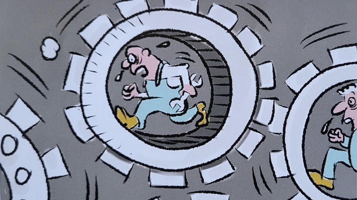 Illustration - Le travail, c'est loin d’être la santé