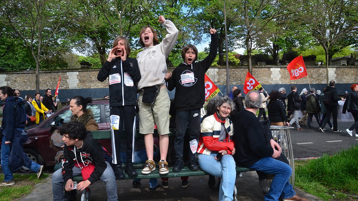 Illustration - Le 1er mai, c’est dans la rue, pas au boulot !