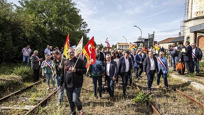 Illustration Trains de la colère
