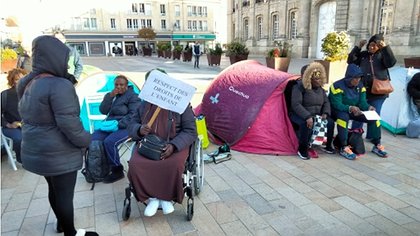 Illustration La préfecture ne tolère pas les migrants