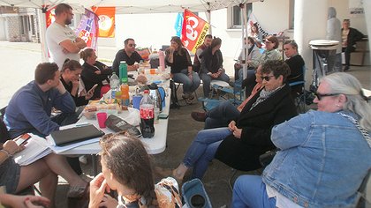 Illustration c'est la grève !