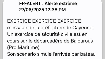 Illustration un exercice d’alerte prémisse de la guerre à venir