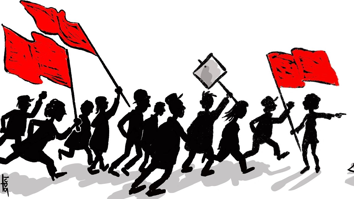 Illustration - Les employés de l'AKATIJ se mobilisent contre le comportement de leur direction