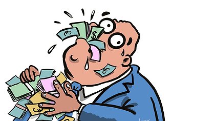 Illustration La grande bourgeoisie ne connaît pas la crise