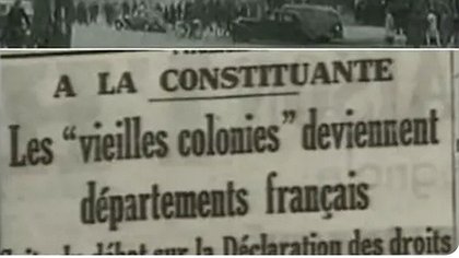 Illustration la départementalisation des DROM