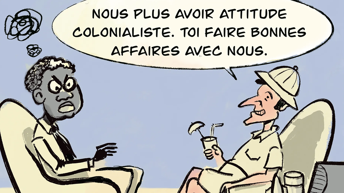 Illustration - elle rend une miette pour ravir un butin
