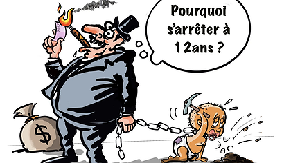 Illustration l'exploitation tue