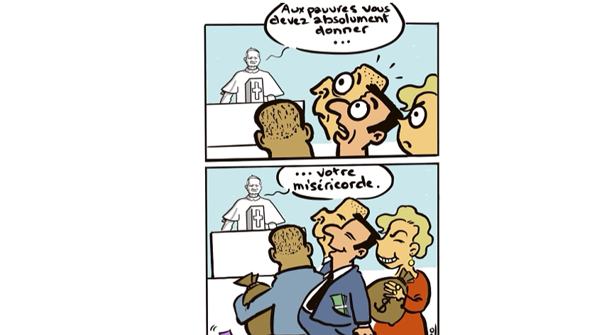 Illustration - c’est cher la messe !