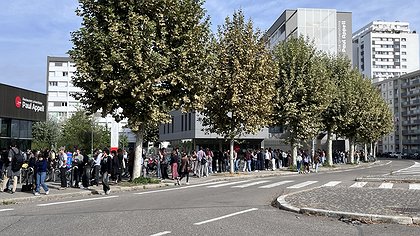 Illustration les personnels du CROUS en grève à Strasbourg