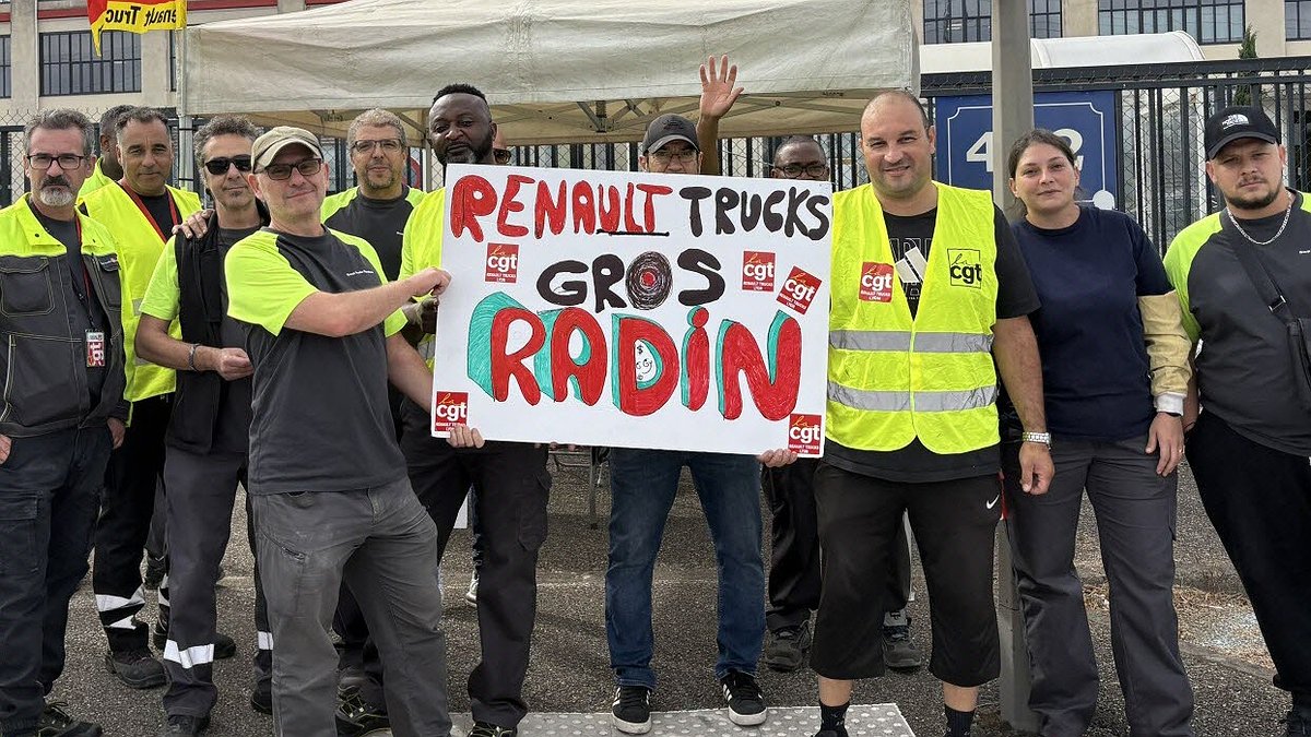 Illustration - "Renault Trucks gros radin !"