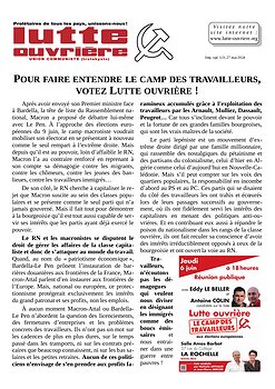 Illustration Tract La Rochelle du 29 mai 2024