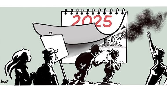 Illustration - 2025, UN MONDE À CHANGER !