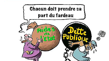 Illustration - Le camp des travailleurs ou celui du Medef !