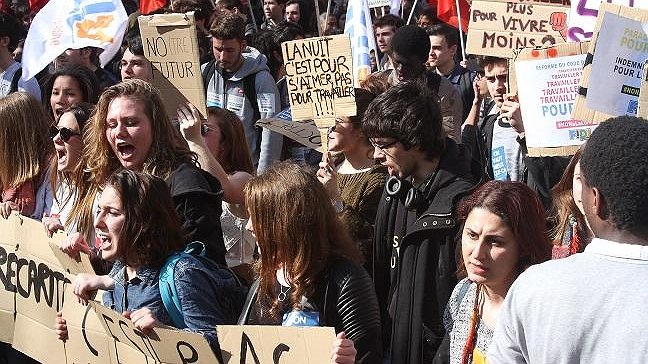 Illustration - contre la loi travail