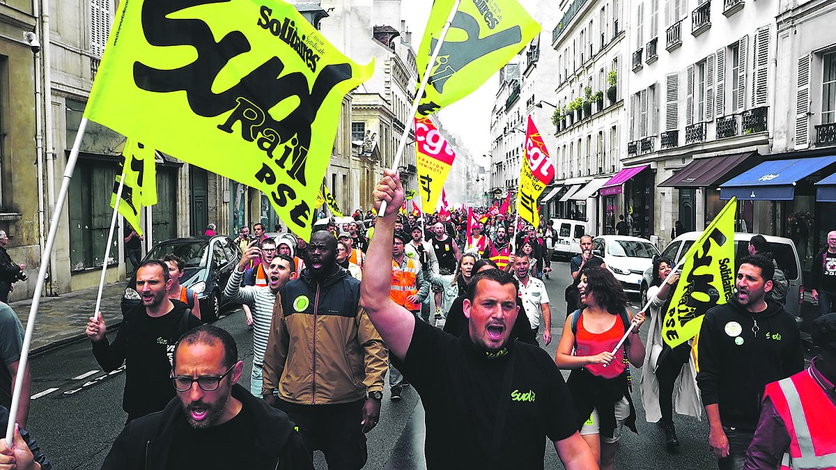 Illustration - rien de bon  pour les cheminots…  la grève continue !