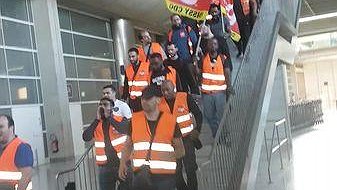 Illustration - grève aux convoyeurs bagages