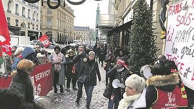 Illustration - après 72 jours, la grève continue