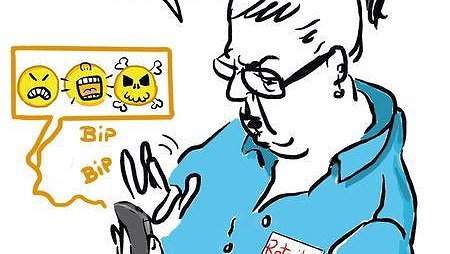 Illustration - non à la baisse des pensions !