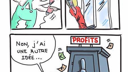 Illustration - grève pour des embauches