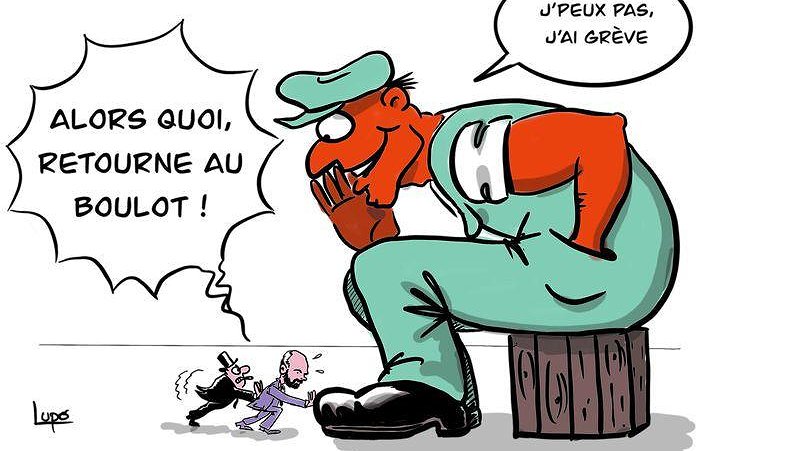 Illustration - Les syndicats et la grève
