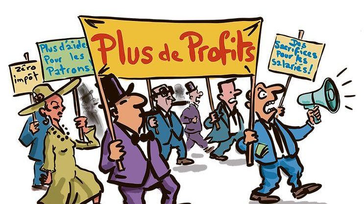 Illustration - les ravages du profitavirus