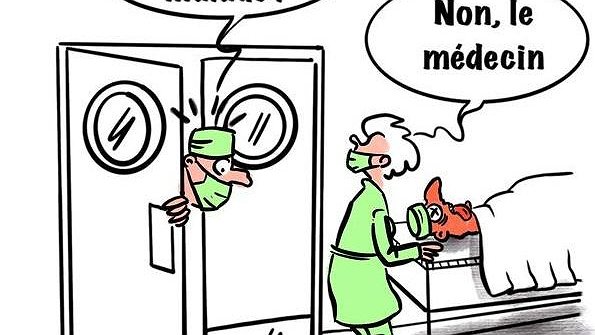 Illustration - des services de réanimation débordés