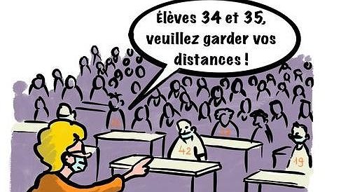 Illustration - Dans  les lycées d’Île-de-France