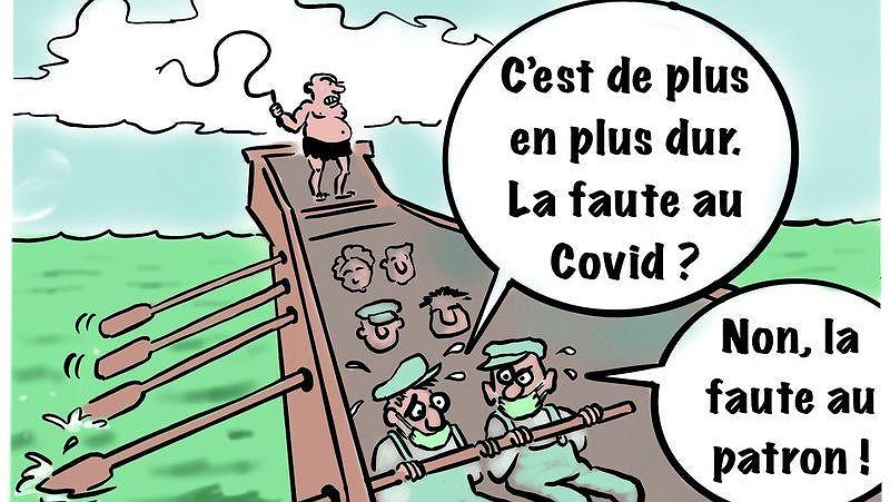 Illustration - pendant la pandémie,  les profits sont bien soignés