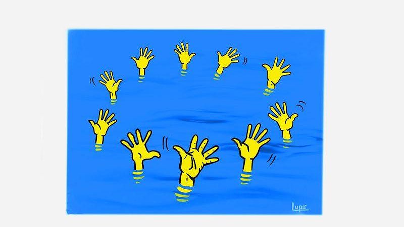 Illustration - "pas nés au bon endroit"