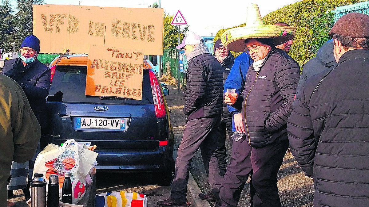 Illustration - en grève pour les salaires