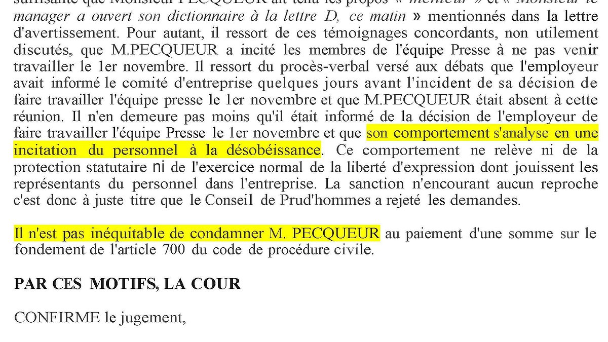 Illustration - condamnation scandaleuse d’un militant