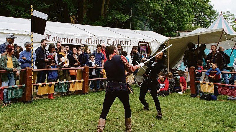 Illustration - Village médiéval