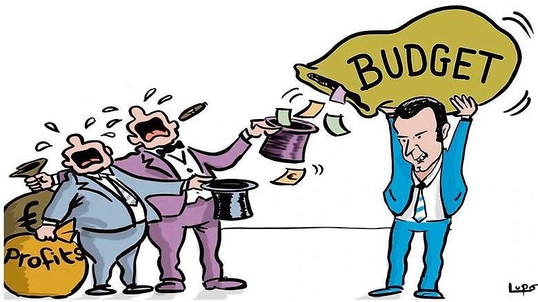 Illustration - le patronat pleure la bouche pleine