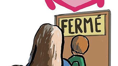 Illustration - une société qui craque