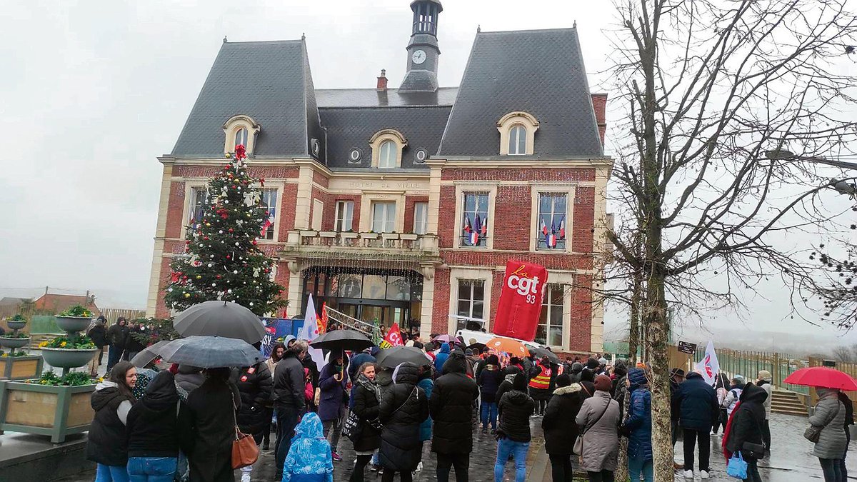 Illustration - une grève pour Noël