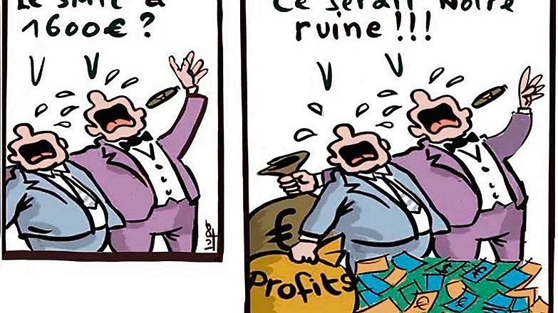 Illustration - à augmenter, et tous les salaires avec