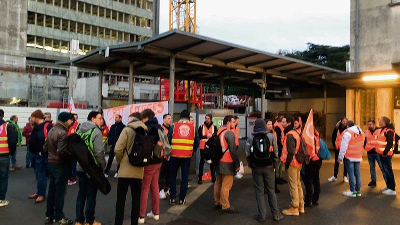 Illustration - en grève à 100 %