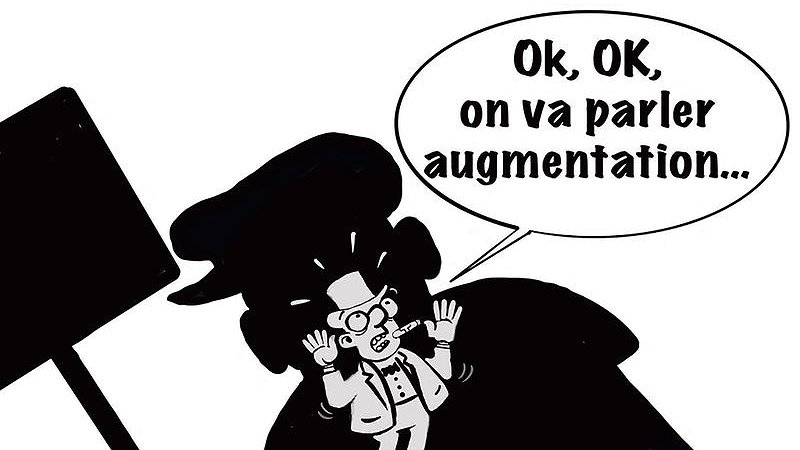 Illustration - des augmentations à arracher