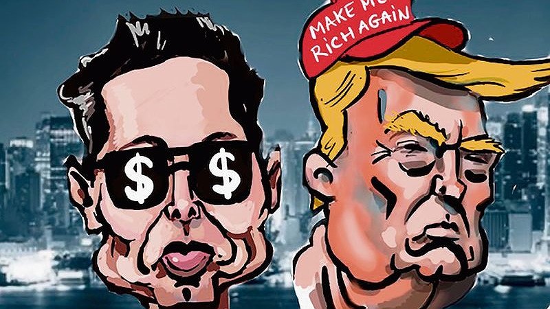 Illustration - Trump et Musk : les rois de la jungle
