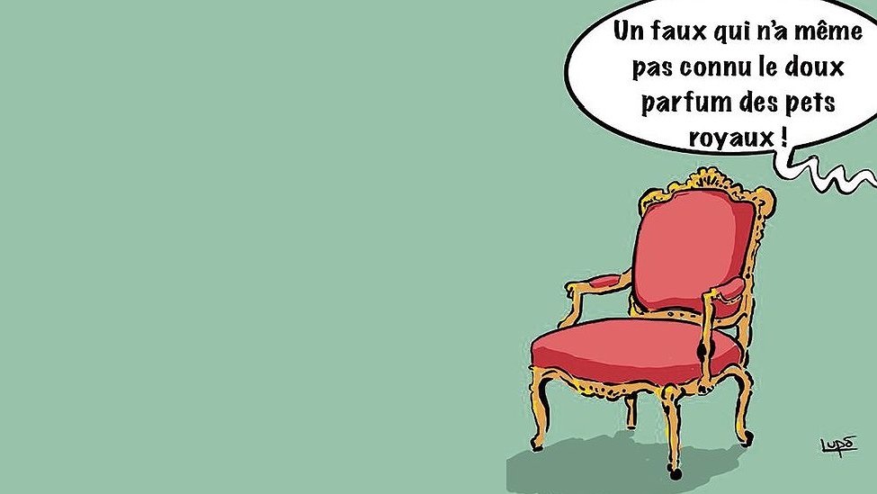 Illustration - arnaque en costume trois pièces