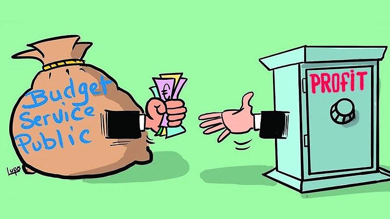 Illustration - le voleur et les quarante milliards