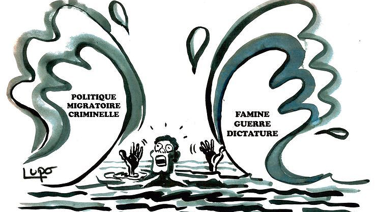 Illustration - naufrage pour les damnés de la Terre