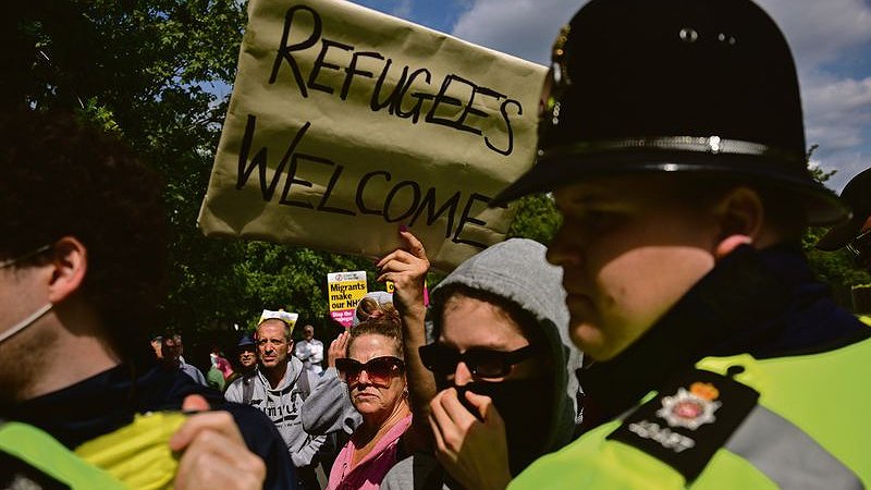 Illustration - les migrants pris comme boucs émissaires